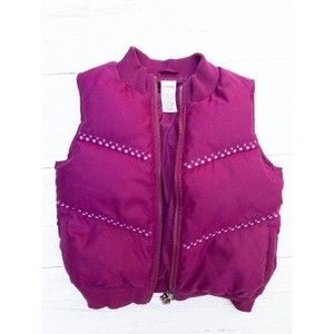 Girls Gymboree Down Puffer Vest Sz 5